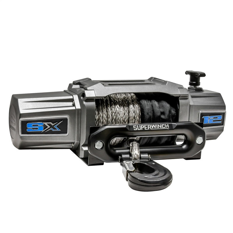 Superwinch 12000 LBS 12V DC 3/8in x 80ft Synthetic Rope - 1712201