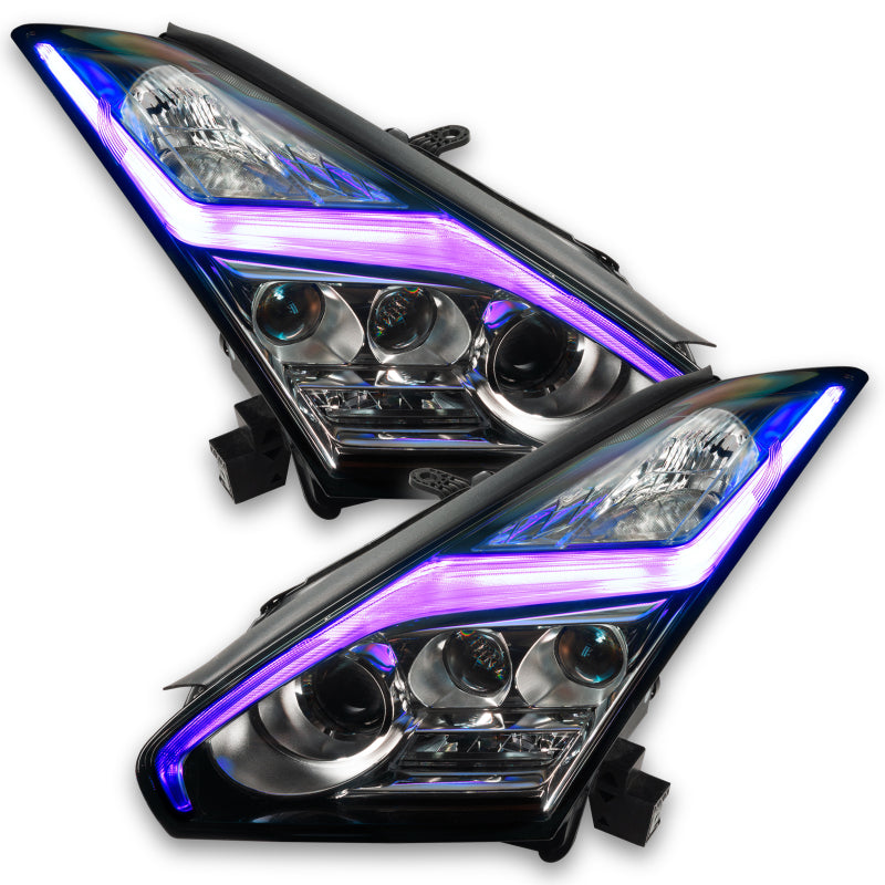 Oracle 1521 Nissan GTR RGB+W (Lightning Bolt) Headlight DRL Upgrade - 1283-333