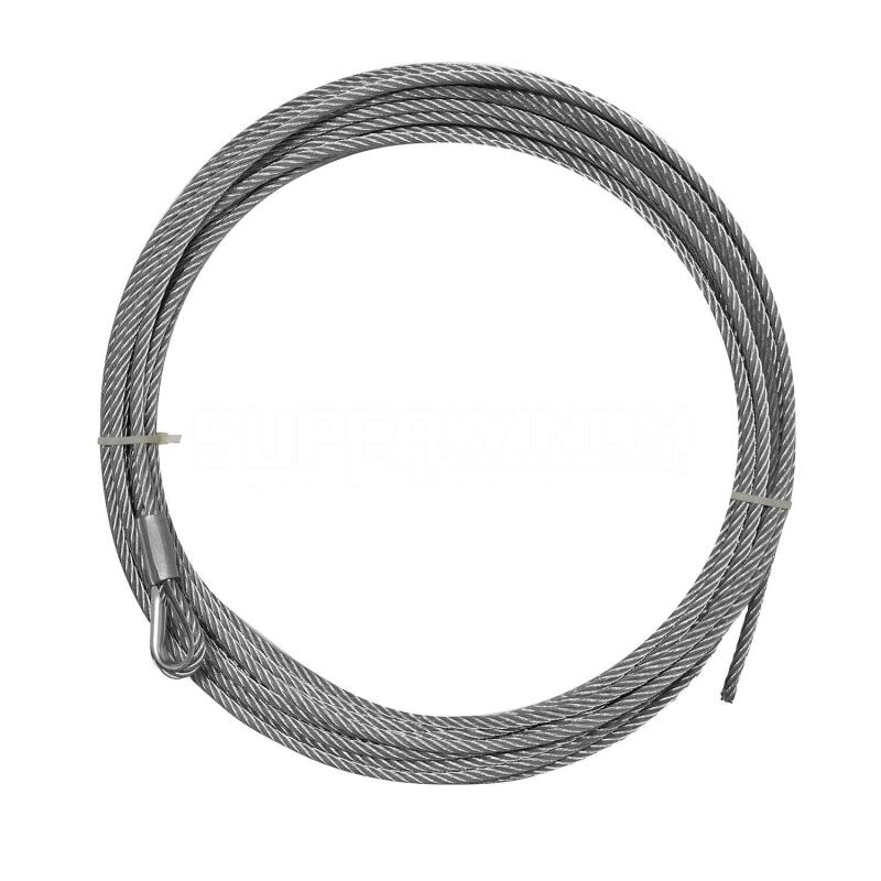 Superwinch Replacement Wire Rope 5/16in Dia. x 95ft. L for - 90-24575