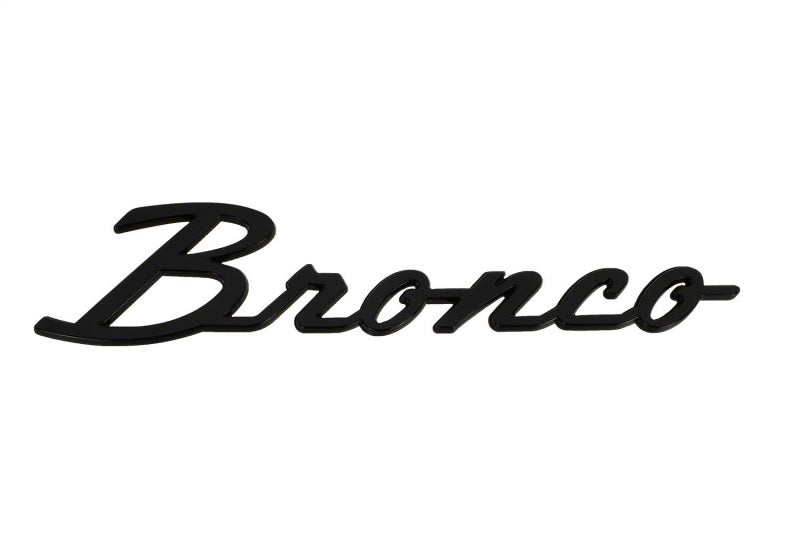 Ford Racing 21-24 Bronco Classic Script Fender Badge Kit - - M-1447-BSGS