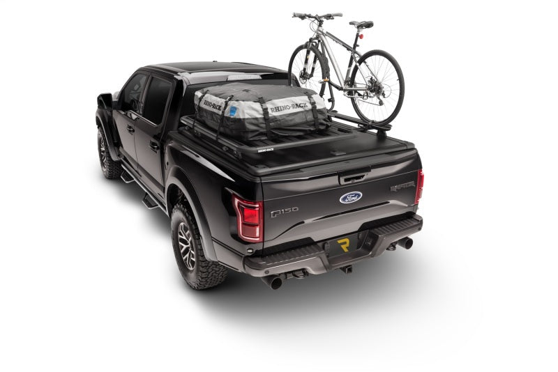 N-Fab Nerf Step 15-17 Ford F-150 SuperCrew - Tex. Black - F1585CC-TX
