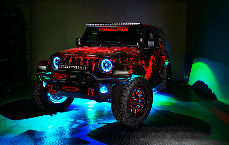 Oracle LED Illuminated Wheel Rings - ColorSHIFT - 15in. - - 4210-334