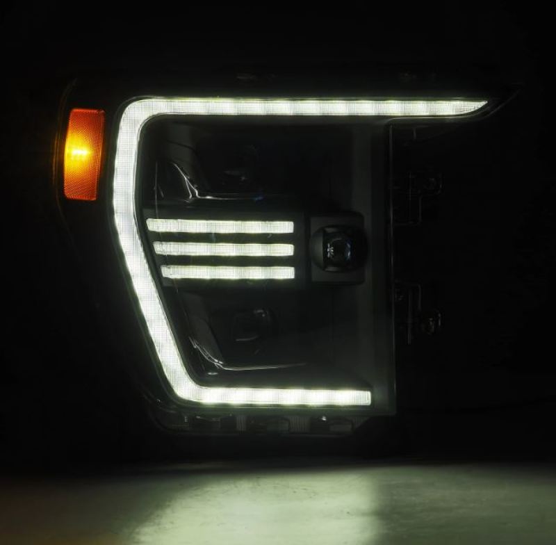 AlphaRex 21-22 Ford F150 PRO-Series Projector headlights Black w/Activ Light/Seq - 880293