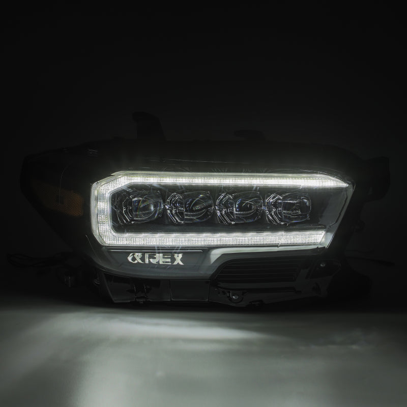 AlphaRex 16-20 Toyota Tacoma NOVA LED Projector Headlight Plank Style - 880705