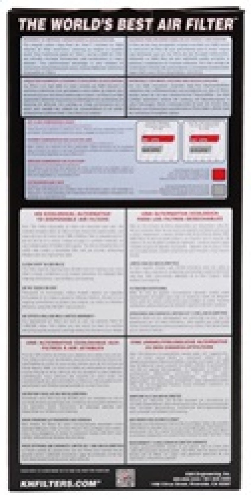 K&N Replacement Air Filter for 12 Fiat 500 1.4L L4 - 33-2471