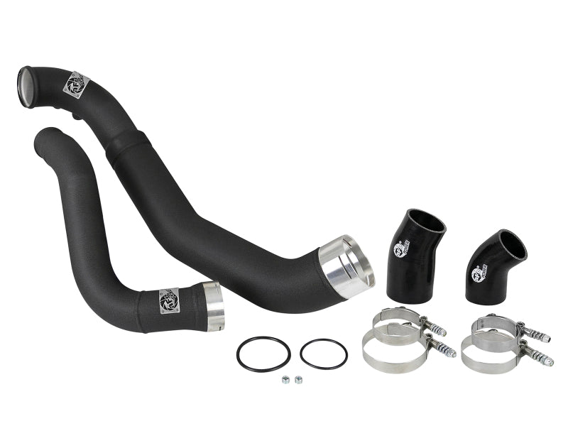 aFe Bladerunner 3.5in-3in Intercooler Cold Side Tube Black - 18-19 - 46-20364-B