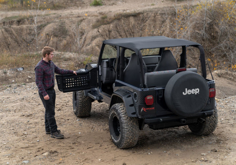 Rampage 1997-2006 Jeep Wrangler(TJ) 2-Door Tube Doors With Netting - - 7683
