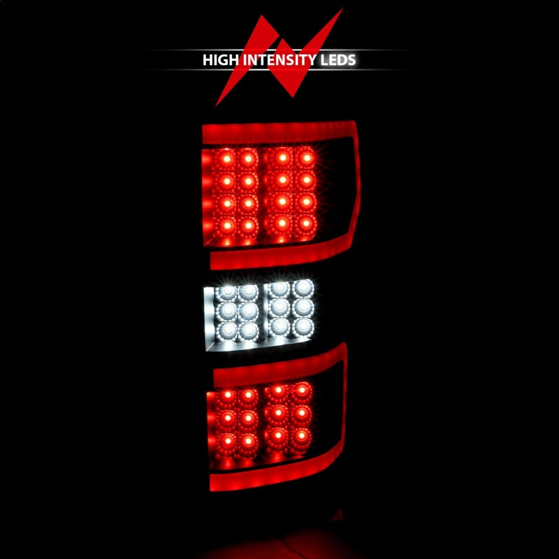 ANZO 18-19 Ford F-150 LED Taillights Black - 321338