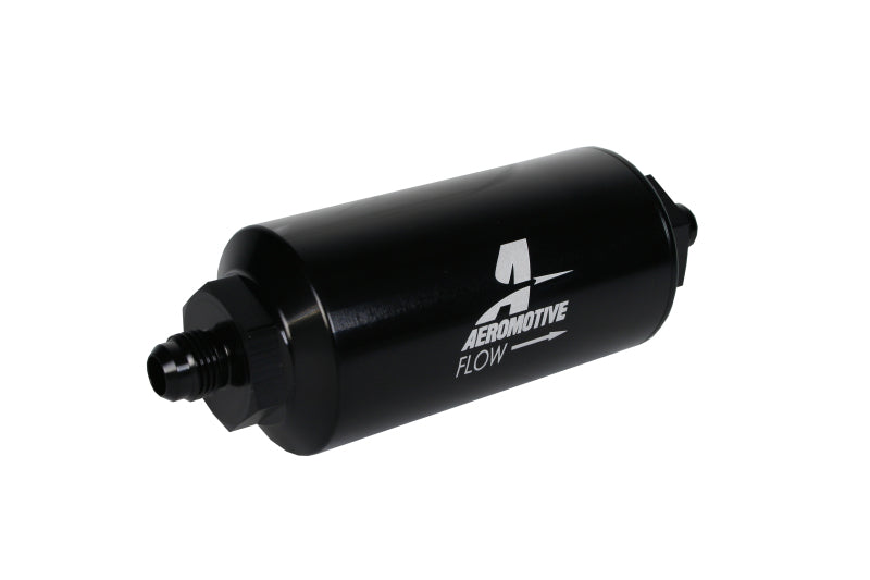 Aeromotive In-Line Filter - (AN-6 Male) 10 Micron Fabric Element - 12347