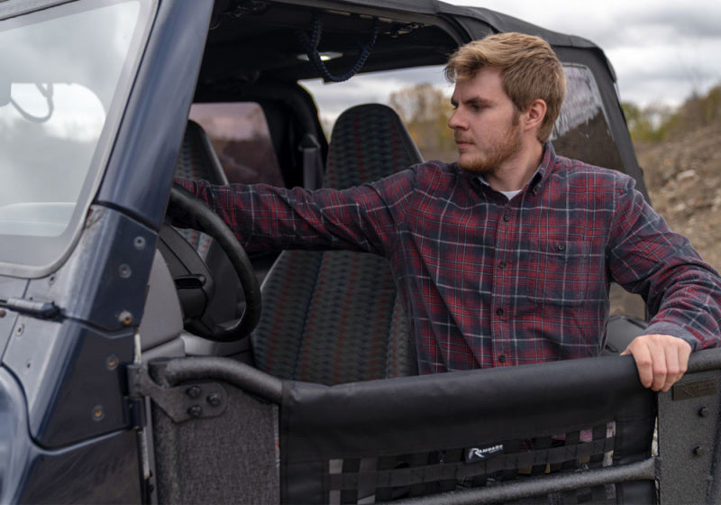 Rampage 1997-2006 Jeep Wrangler(TJ) 2-Door Tube Doors With Netting - - 7683