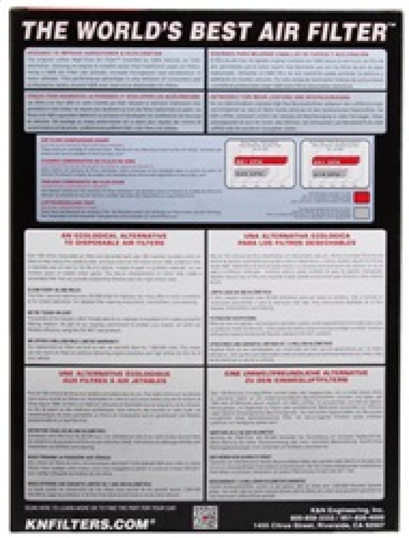 K&N 08-09 Evo X Drop In Air Filter - 33-2392