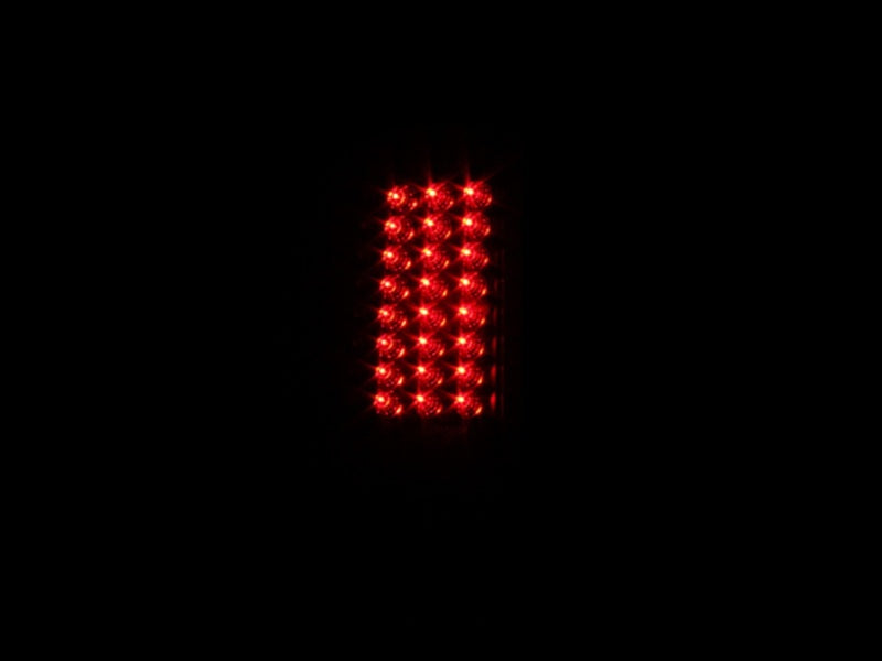 ANZO 2008-2015 Ford F-250 LED Taillights Black - 311127