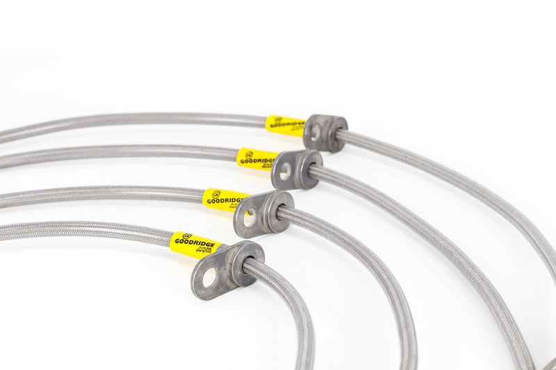 Goodridge 10-15 Chevrolet Camaro Stainless Steel Brake Line Kit - 12219