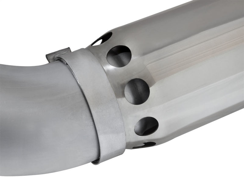 aFe LARGE Bore HD 5in Exhausts DPF-Back SS w/ Pol - 49-44081-P