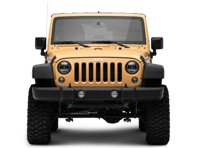 Raxiom 07-18 Jeep Wrangler JK Axial Series LED Headlights- Black - J132813