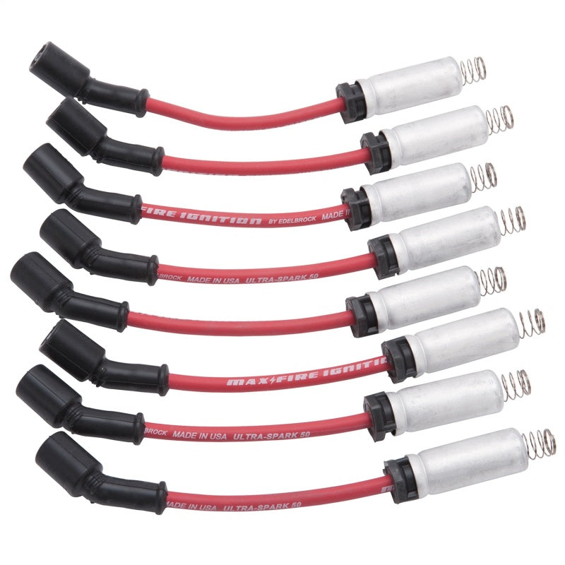 Edelbrock Spark Plug Wire Set Ls Kit w/ Metal Sleeves - 22715