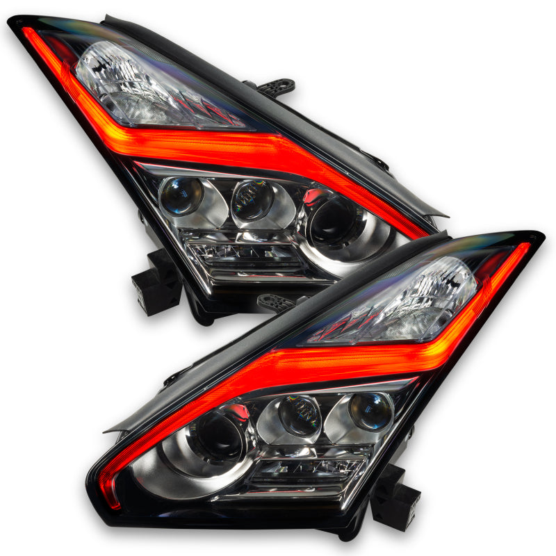 Oracle 1521 Nissan GTR RGB+W (Lightning Bolt) Headlight DRL Upgrade - 1283-333