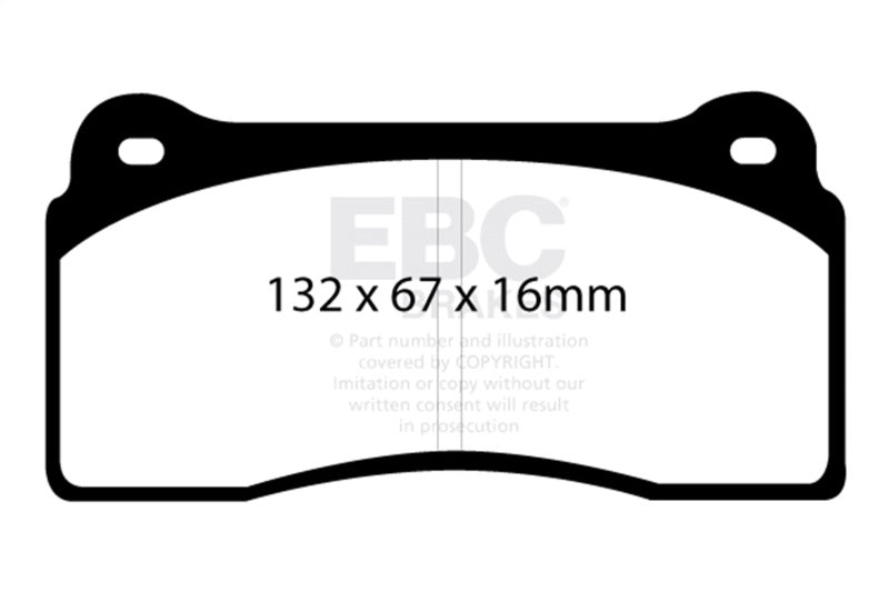 EBC Bluestuff Brake Pad Sets (Fronts Only) - DP51110NDX