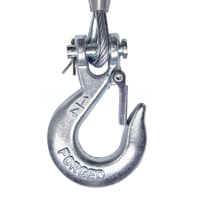 Superwinch 4000 LBS 12V DC 3/16in x 50ft Steel Rope - 1140220