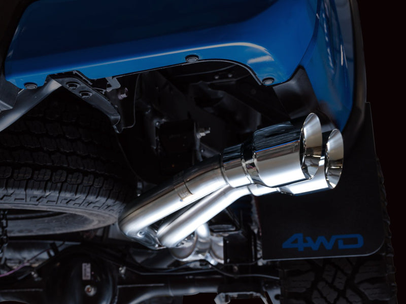 AWE 16-22 Toyota Tacoma 0FG Catback Exhaust w/ BashGuard - - 3015-32826