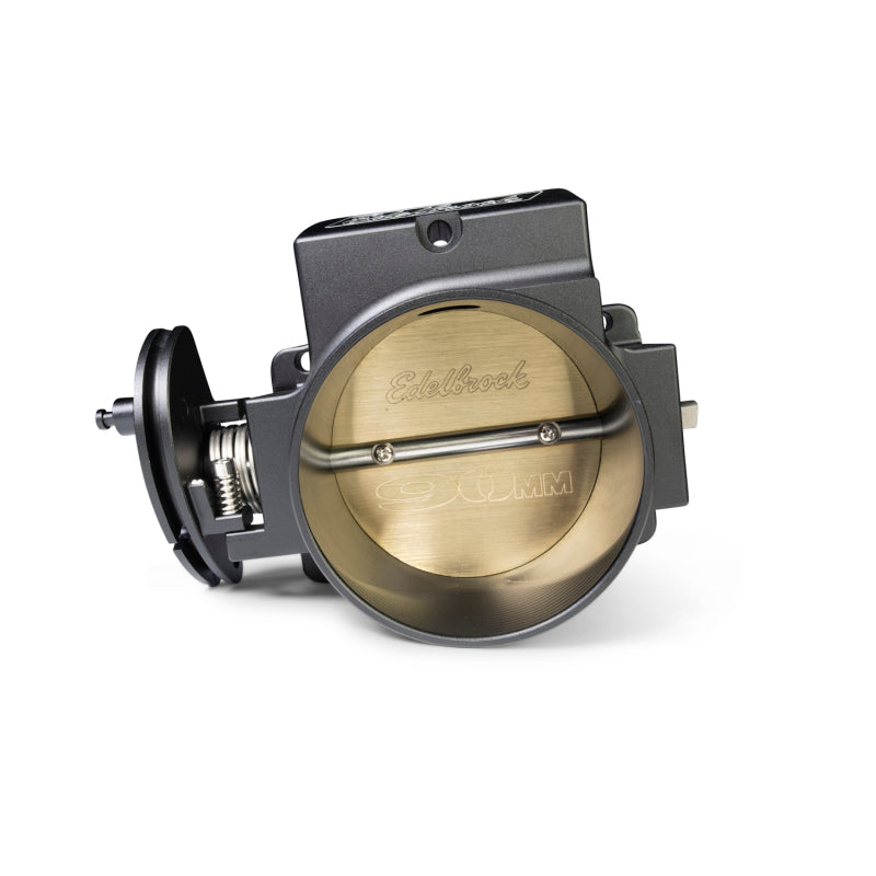 Edelbrock EFI Throttle Body Pro-Flo XT 90mm Black Mat Anodized - 39703