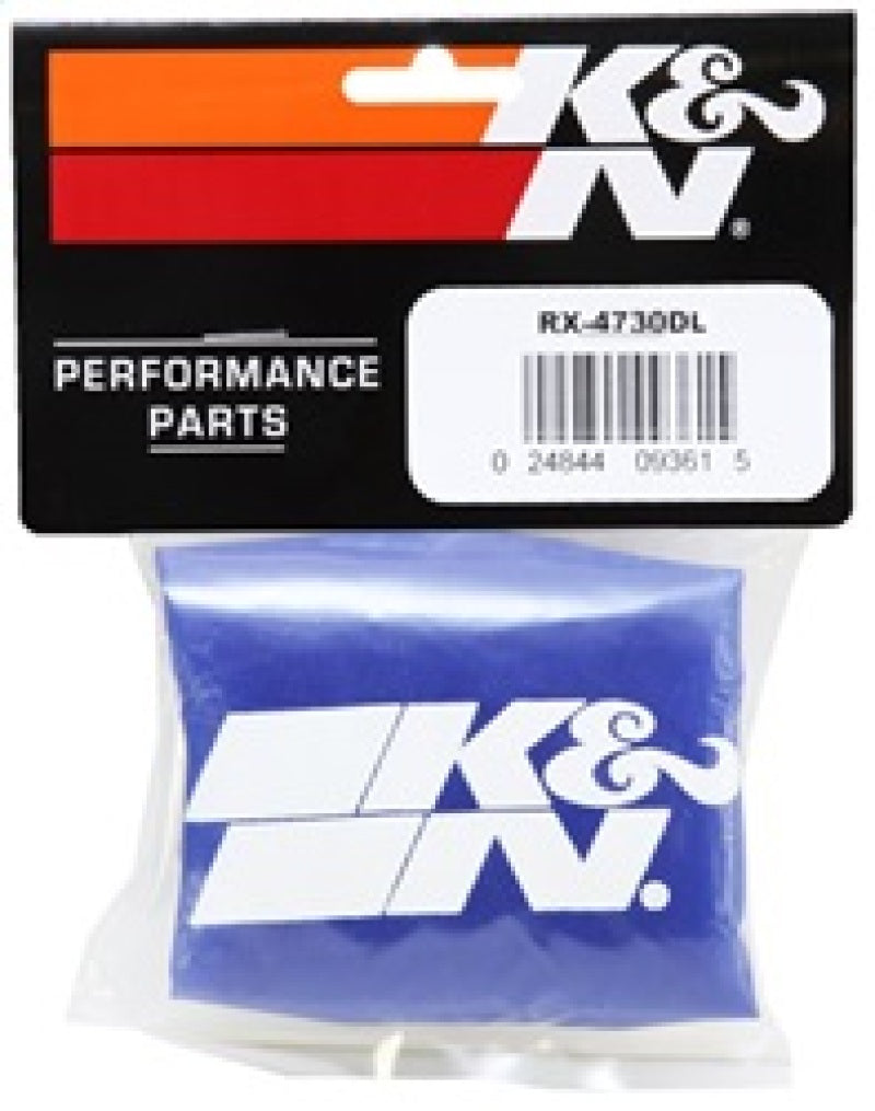 K&N Drycharger Air Filter Wrap Blue for RX-4730 - RX-4730DL