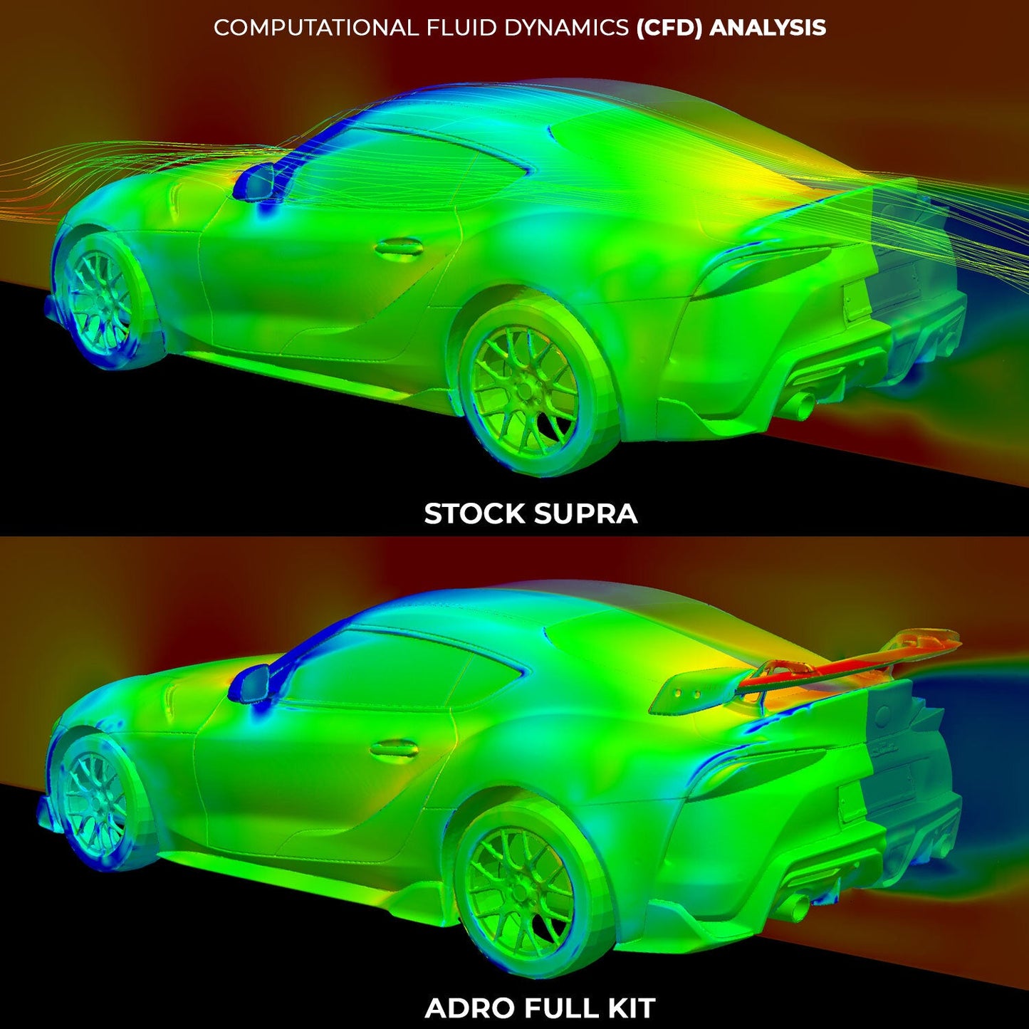 Toyota GR Supra AT-R2 Swan Neck Wing - A18A20-1501