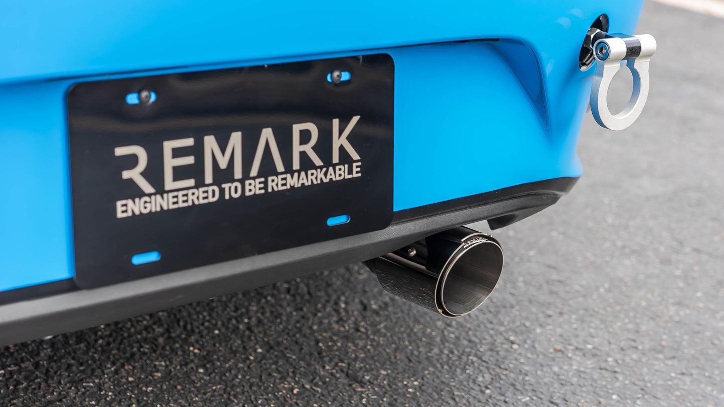 Remark 2015+ Mazda MX-5 ND (A/T) Cat-Back Exhaust w/Stainless Steel - RK-C1063Z-01A