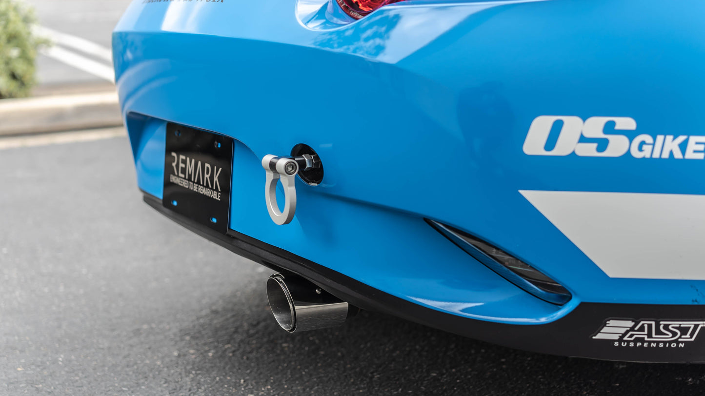 Remark 2015+ Mazda MX-5 ND (A/T) Cat-Back Exhaust w/Stainless Steel - RK-C1063Z-01A