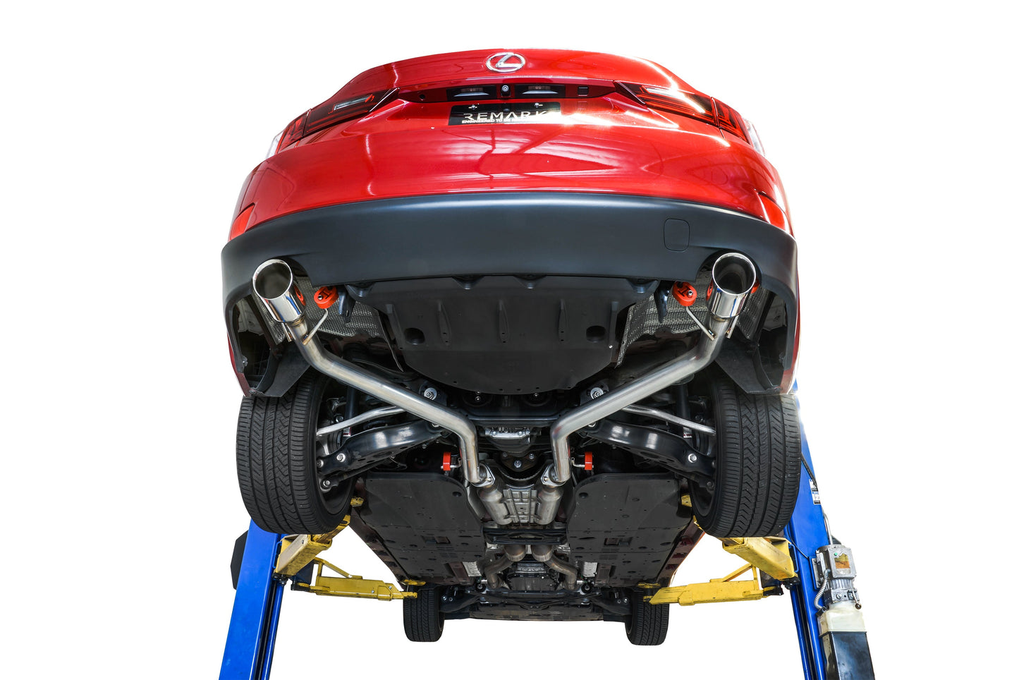 Remark 14-16 Lexus IS200T/IS300/IS350 Axle Back Exhaust w/Single Stainless Tip - RO-TSE2-S