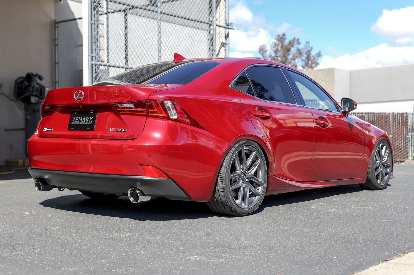 Remark 14-16 Lexus IS200T/IS300/IS350 Axle Back Exhaust w/Single Stainless Tip - RO-TSE2-S