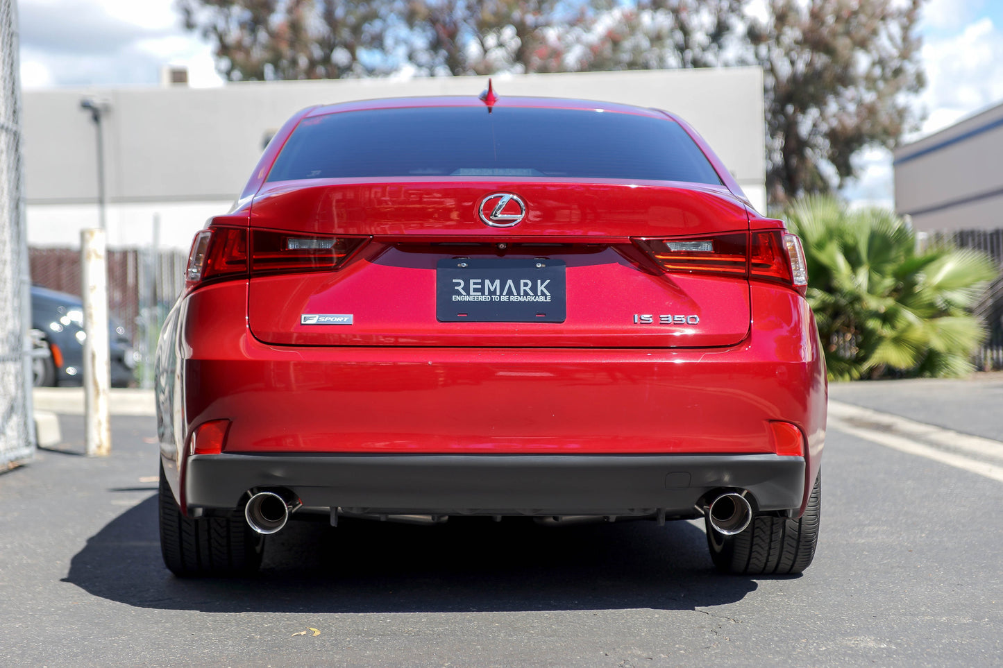 Remark 14-16 Lexus IS200T/IS300/IS350 Axle Back Exhaust w/Single Stainless Tip - RO-TSE2-S