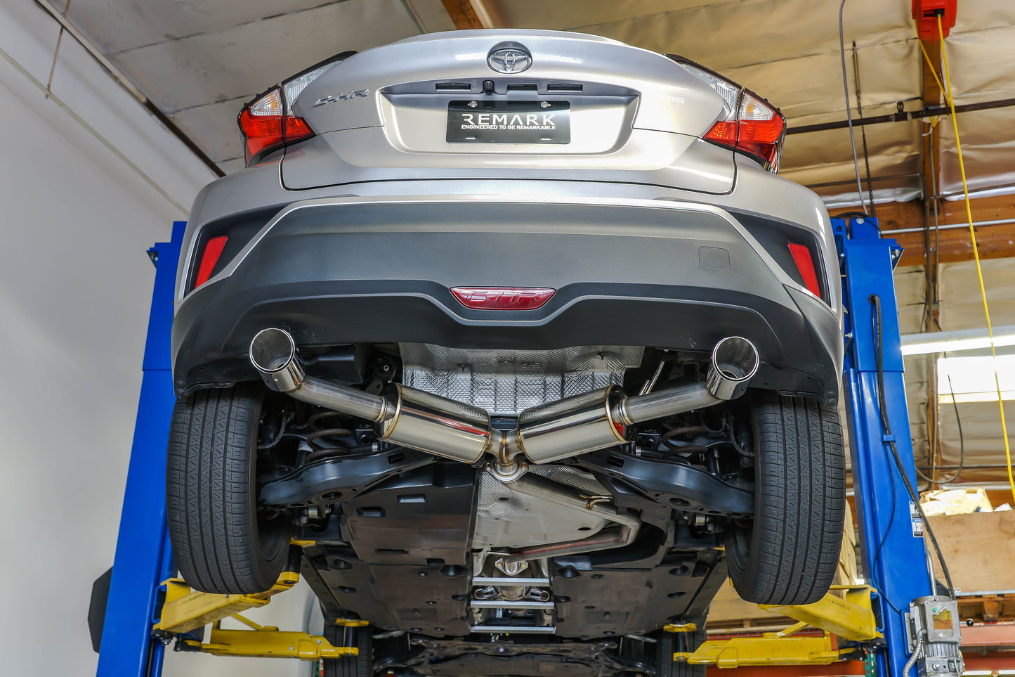 Remark 2018+ Toyota C-HR Cat-Back Remark Exhaust w/Stainless Steel Tip - RK-C2063T-02