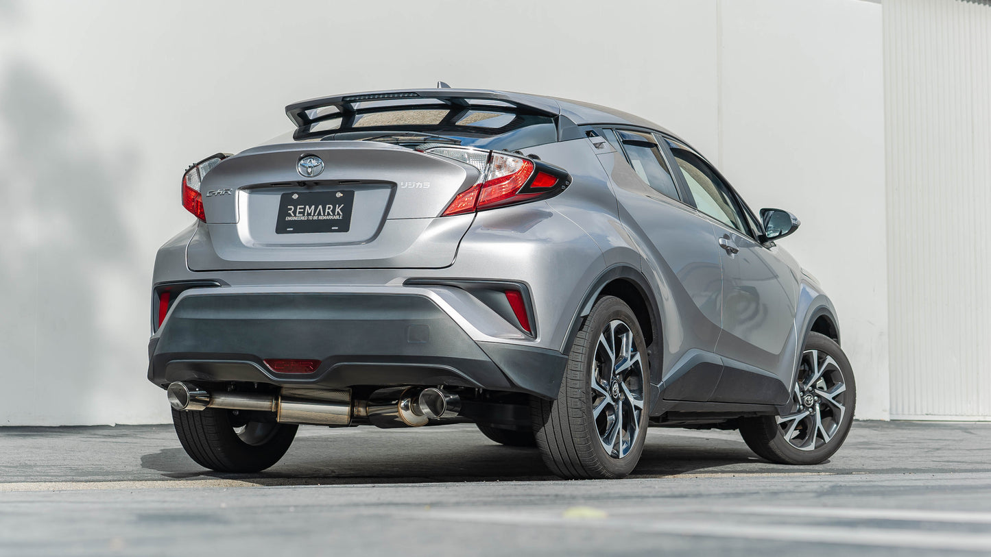 Remark 2018+ Toyota C-HR Cat-Back Remark Exhaust w/Stainless Steel Tip - RK-C2063T-02