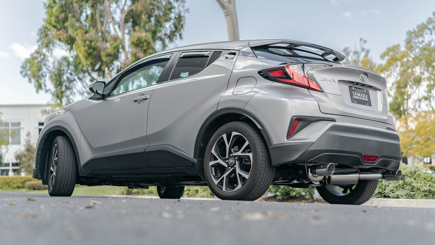 Remark 2018+ Toyota C-HR Cat-Back Remark Exhaust w/Stainless Steel Tip - RK-C2063T-02