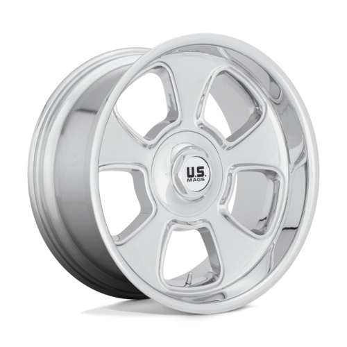 US Mag U126 Boulevard Wheel, 20x8.0 +1 Offset 5x127/5x139.7, Chrome Plated - U12620805745