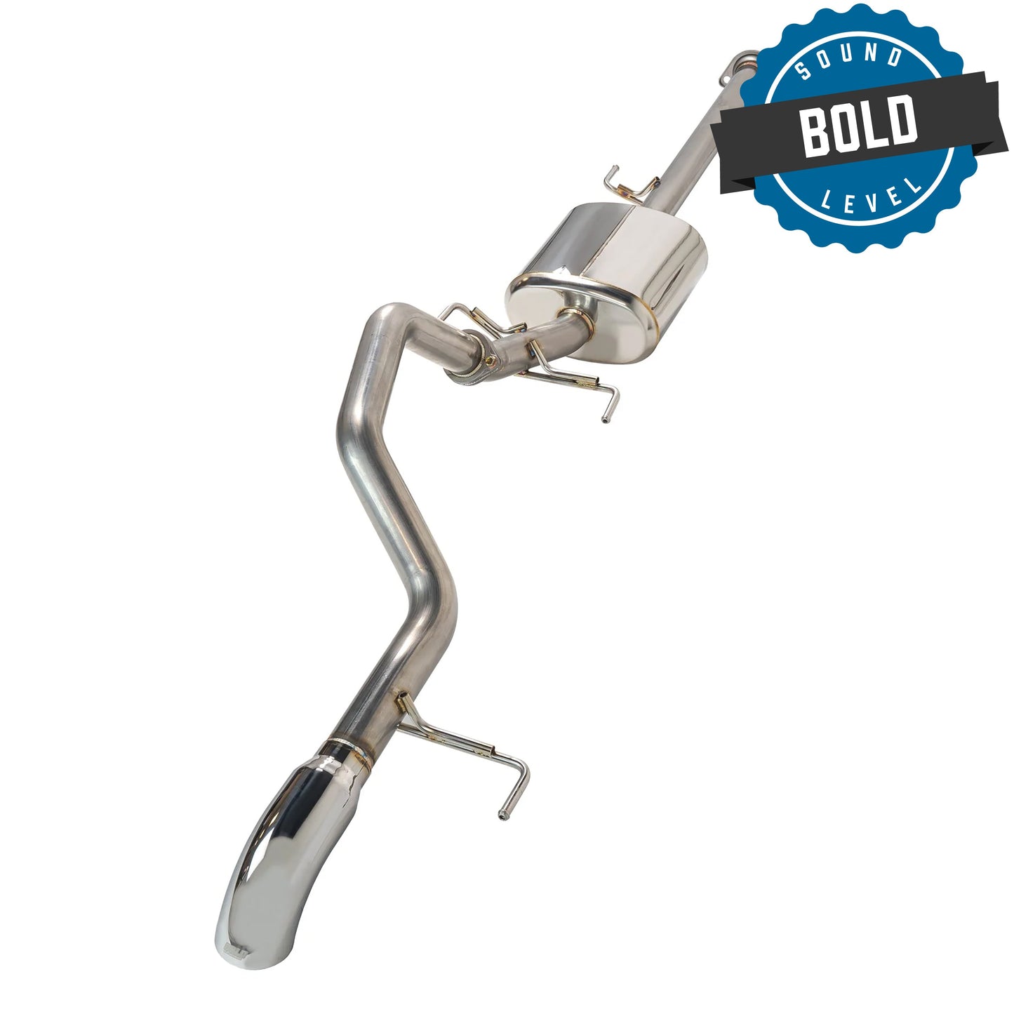 Remark BOLD 2007-2014 Toyota FJ Cruiser Cat-Back Exhaust - RBD-C1063T-04A