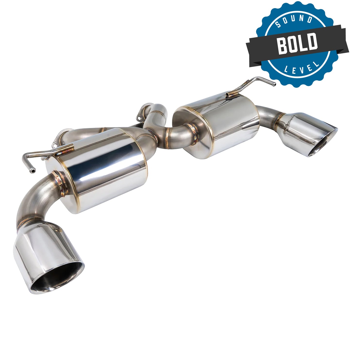 Remark Nissan 370Z (Z34) V2 Axle Back Exhaust w/Stainless Steel - RK-A2063N-01