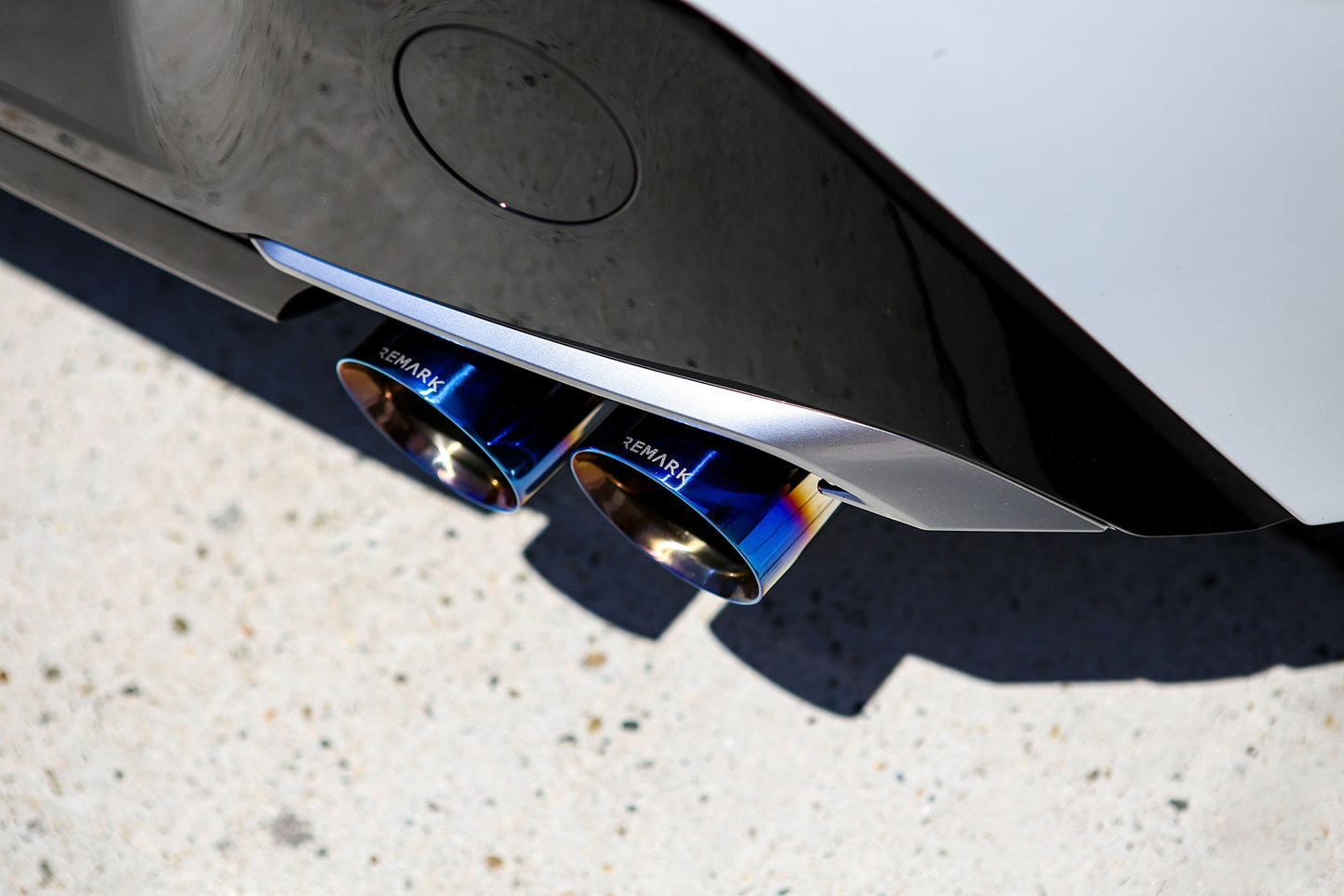 Remark 2019+ Toyota Corolla Hatchback Quad-Exit Cat-Back Exhaust Burnt Stainless - RK-C4063T-01P