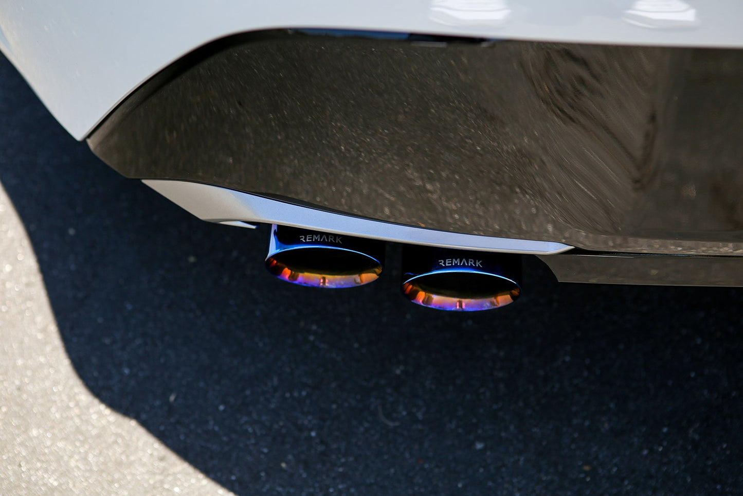 Remark 2019+ Toyota Corolla Hatchback Quad-Exit Cat-Back Exhaust Burnt Stainless - RK-C4063T-01P
