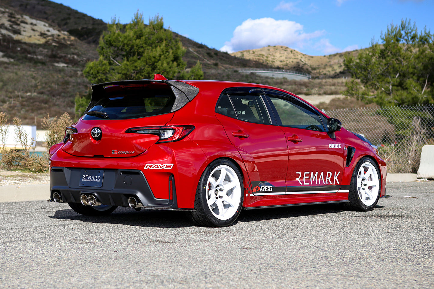 Remark 2023+ Toyota GR Corolla Elite Spec Quad Tip Catback - RK-C4076T-05