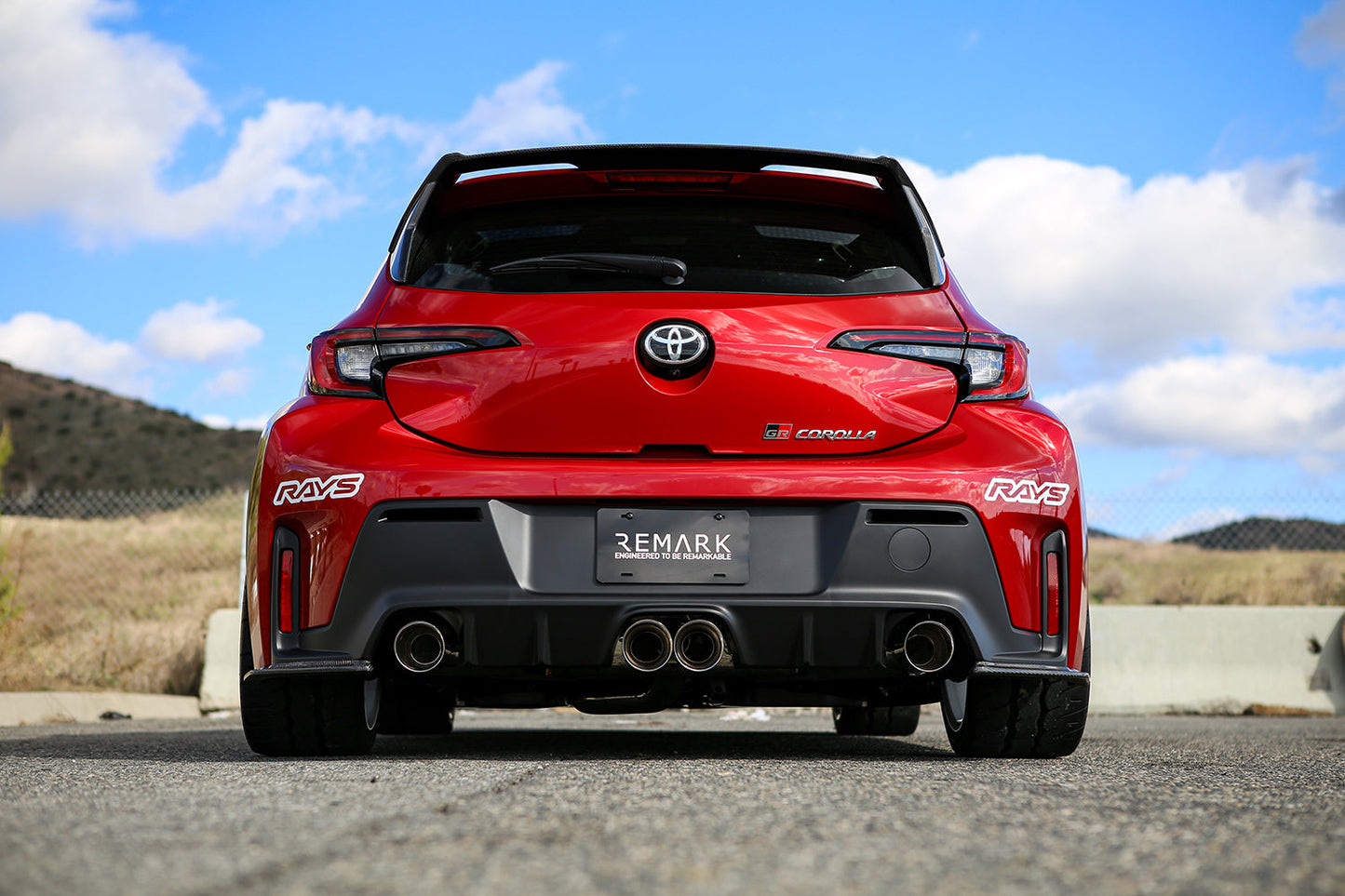 Remark 2023+ Toyota GR Corolla Elite Spec Quad Tip Catback - RK-C4076T-05