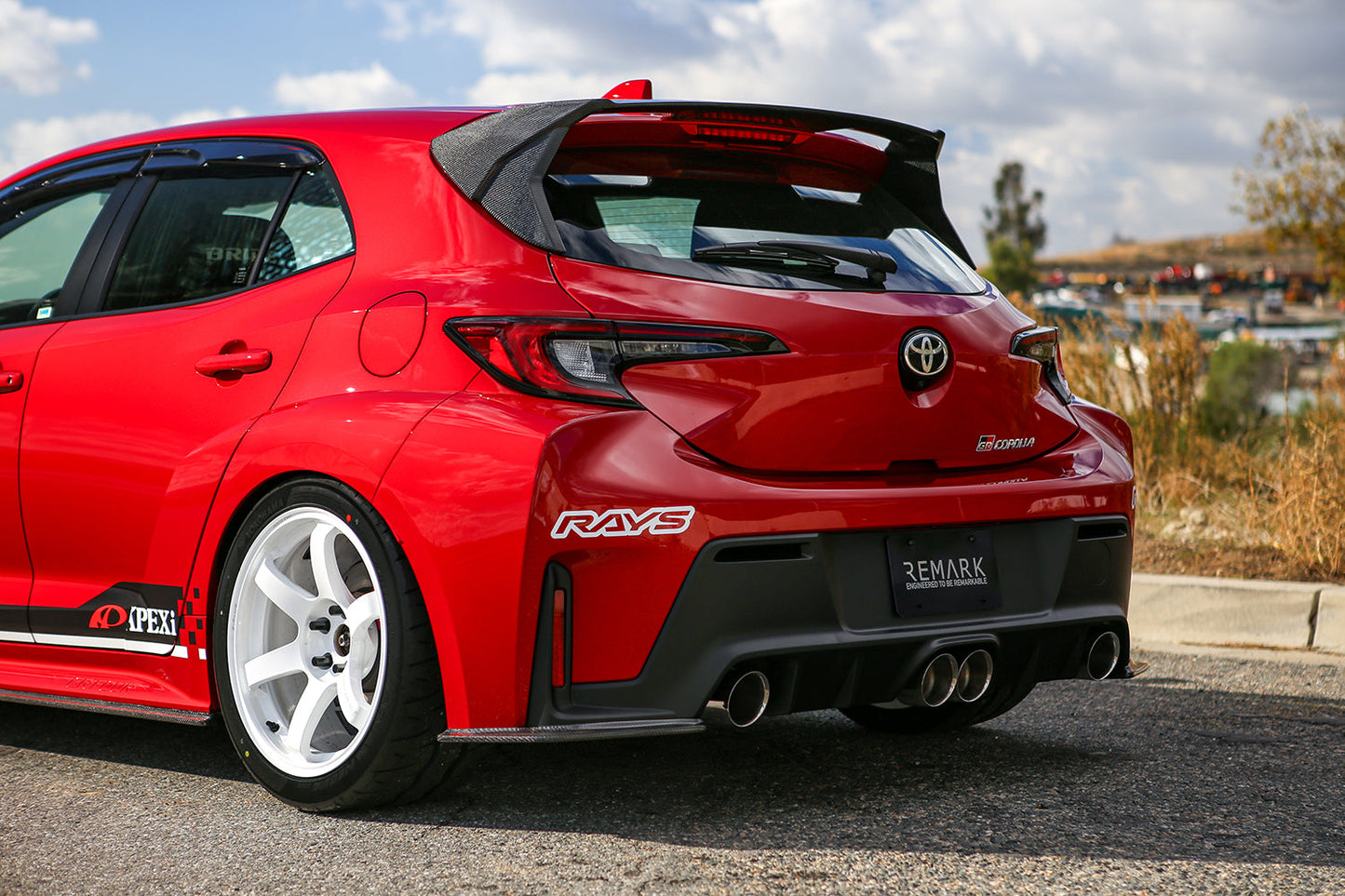 Remark 2023+ Toyota GR Corolla Elite Spec Quad Tip Catback - RK-C4076T-05