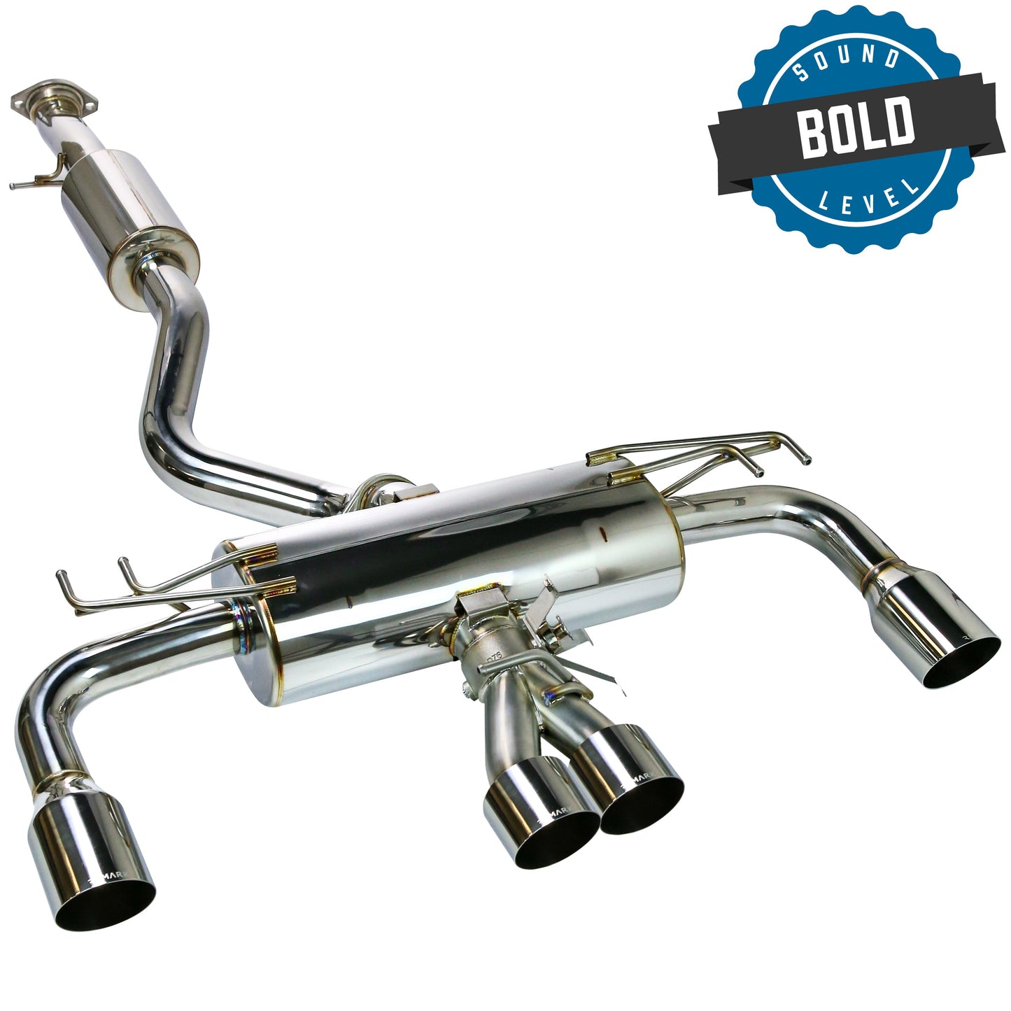 Remark 2023+ Toyota GR Corolla Elite Spec Quad Tip Catback - RK-C4076T-05