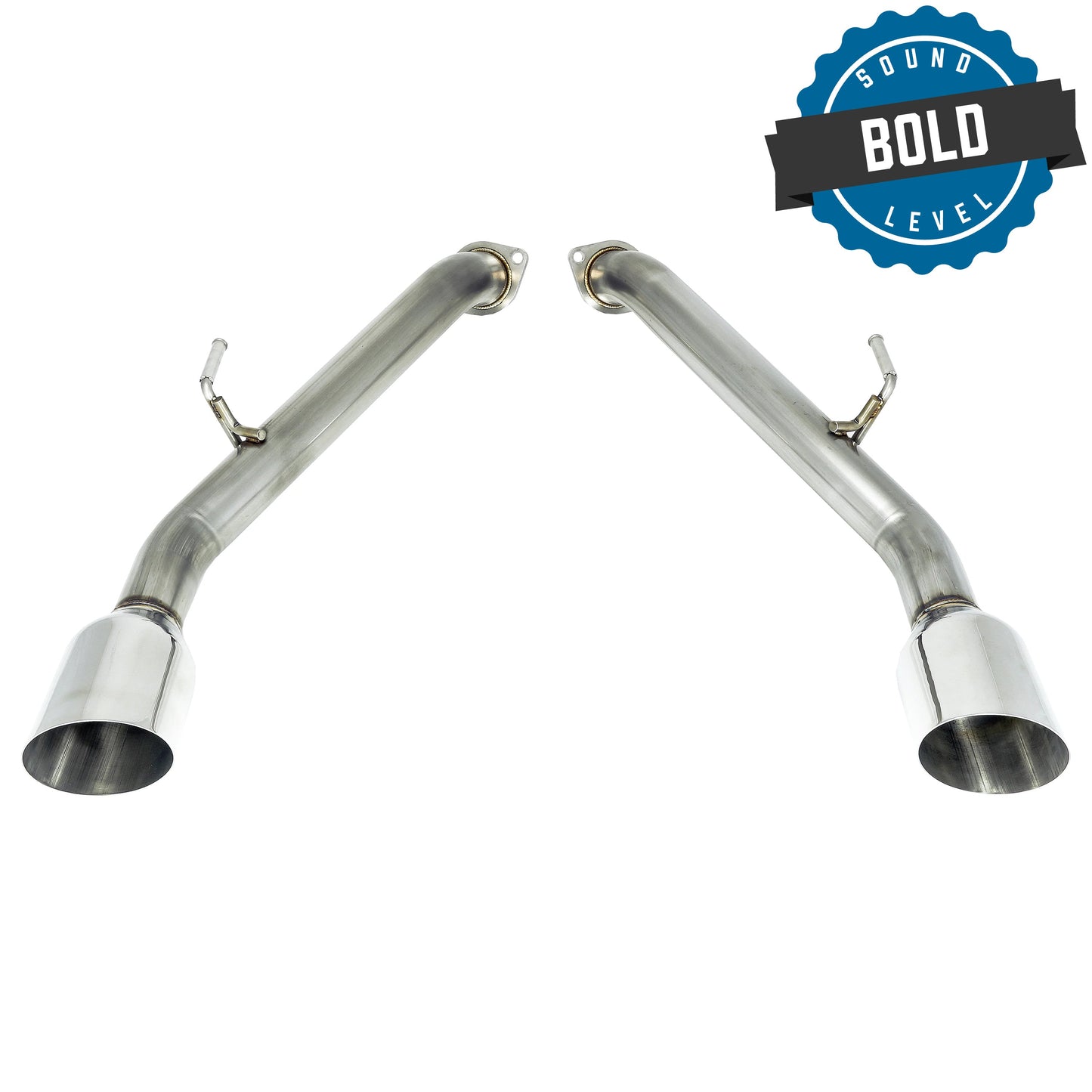 Remark 2014+ Infiniti Q50 Axle Back Exhaust w/Stainless Steel Single - RO-TSQ5-S