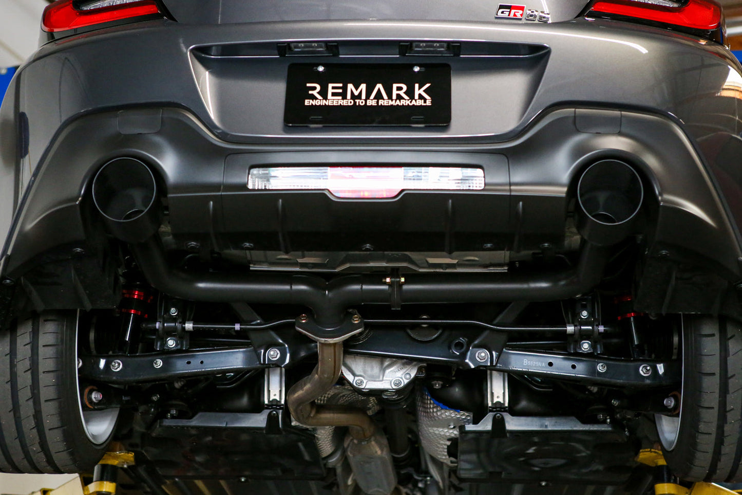 REMARK 2022+ Toyota GR86 Axleback Exhaust - Stainless Single Wall - RO-TSZ8-SS