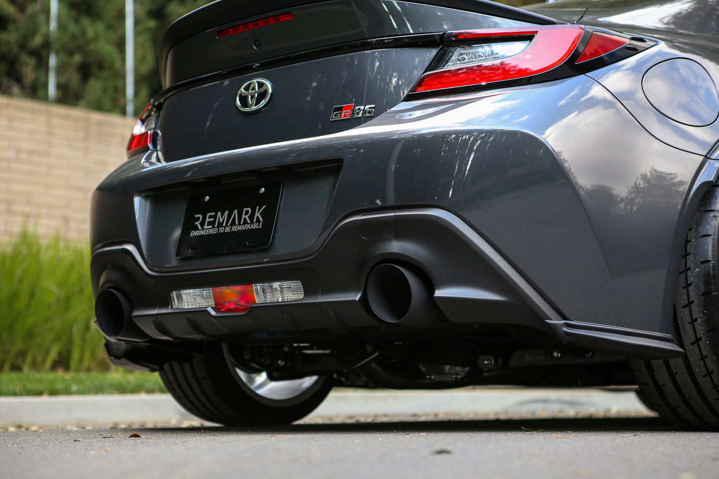 REMARK 2022+ Toyota GR86 Axleback Exhaust - Stainless Single Wall - RO-TSZ8-SS
