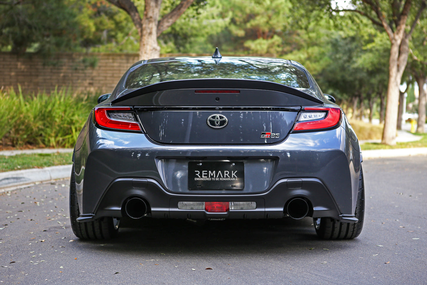 REMARK 2022+ Toyota GR86 Axleback Exhaust - Stainless Single Wall - RO-TSZ8-SS
