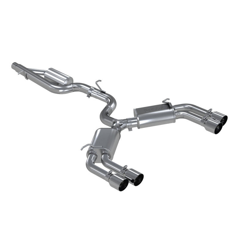 MBRP 15-18 Audi S3 304SS 3in Quad Split Rear Exit - S4601304