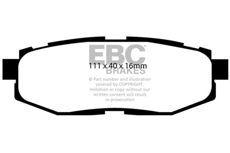 EBC Ultimax2 Brake Pad Sets (Rears Only) - UD1124